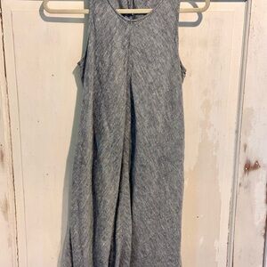 Lands' End A-Line Linen Dress